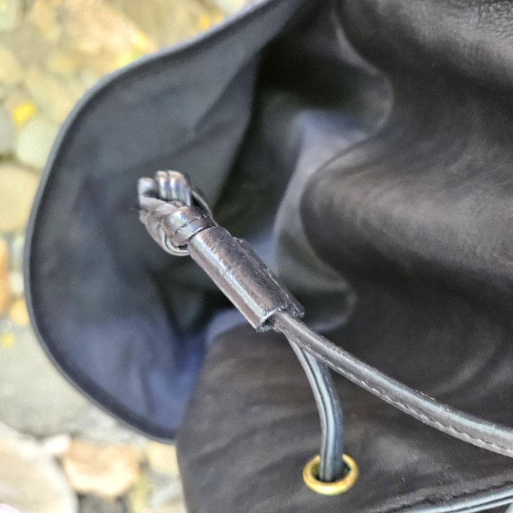 Boulder Ridge Shafmaster Leather Company leather backpack purse - Picture 8 of 12